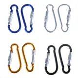 Carabiner Lock Roll Down 67mm 2pk (4 Assorted Colours) – image 1