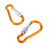 Carabiner Lock Roll Down 67mm 2pk (4 Assorted Colours) – image 2