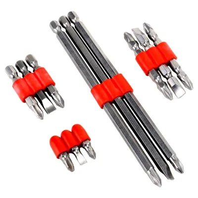 Tool Accessories Power Bits Carbon Steel Assorted Sizes (Range From 25mm - 150mm) 12pc