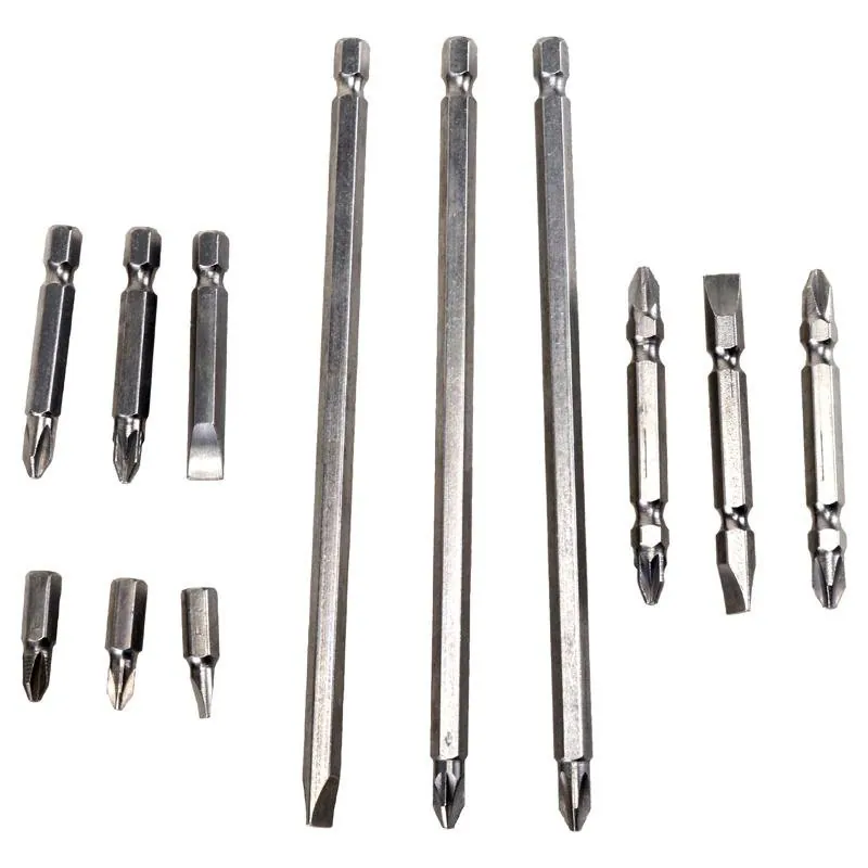 Tool Accessories Power Bits Carbon Steel Assorted Sizes (Range From 25mm - 150mm) 12pc – image 2