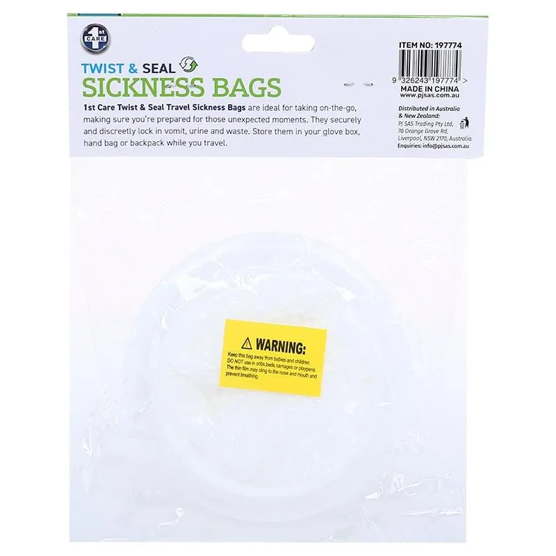 Disposable Travel Sickness Bags 3pk – image 3