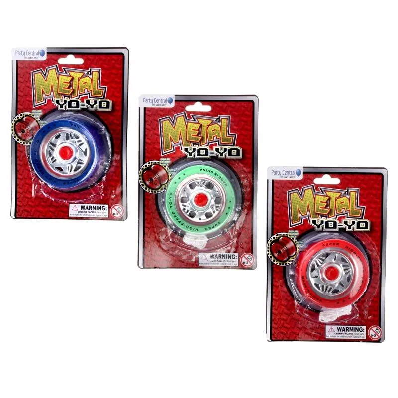 Yoyo Metal Wheel Design Blue, Green & Red – image 3