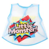 Bib Shirt Reusable 1pk 40cm X 34cm 12mths+ 3 Assorted Designs – image 1