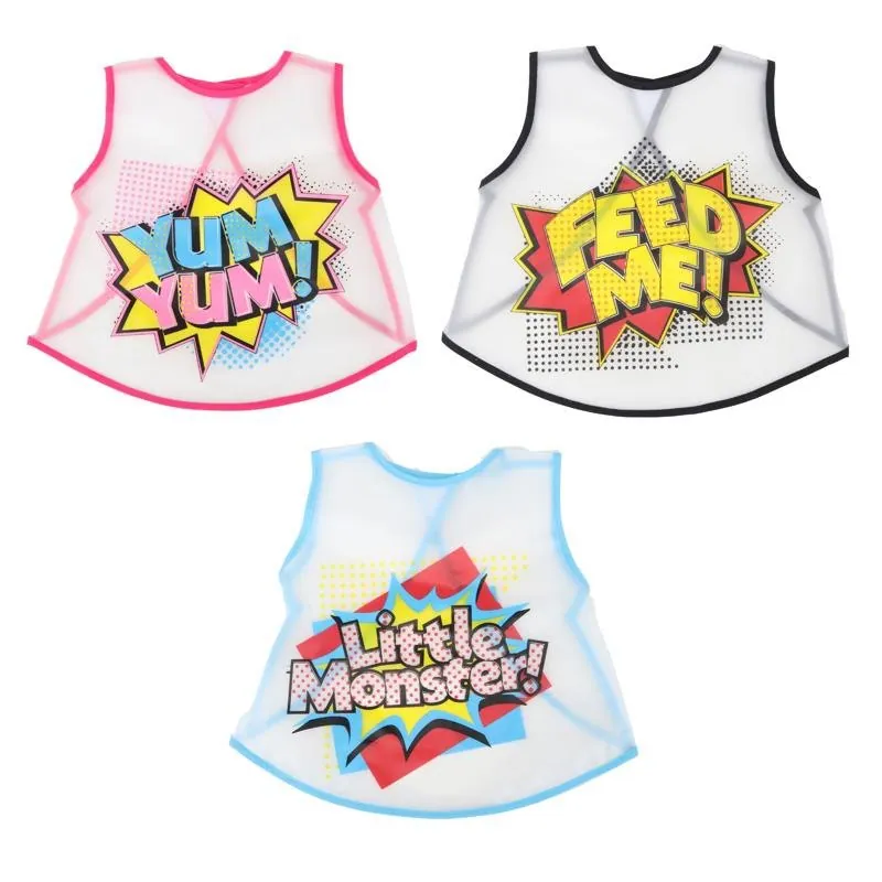 Bib Shirt Reusable 1pk 40cm X 34cm 12mths+ 3 Assorted Designs – image 2