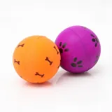 Dog Toy Fetch Ball Rubber 5.7cm 2pc – image 2