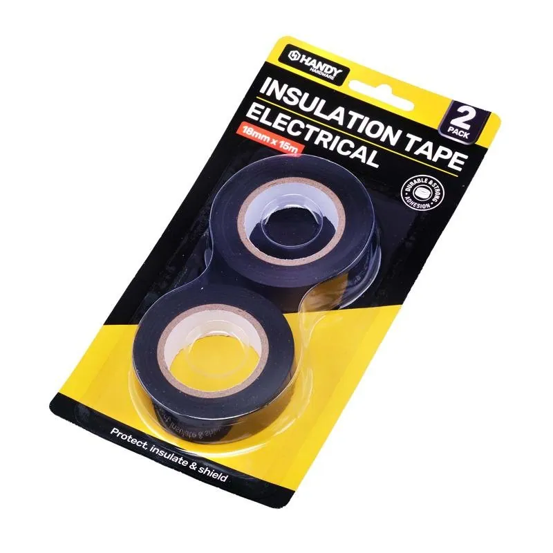 Tape Electrical Tape Black (18mm X 15m) 2pk – image 3