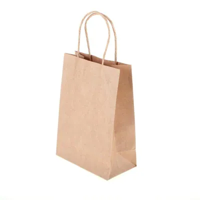 Craft Paper Bags Brown 21cm X 16cm X 8cm 3pk