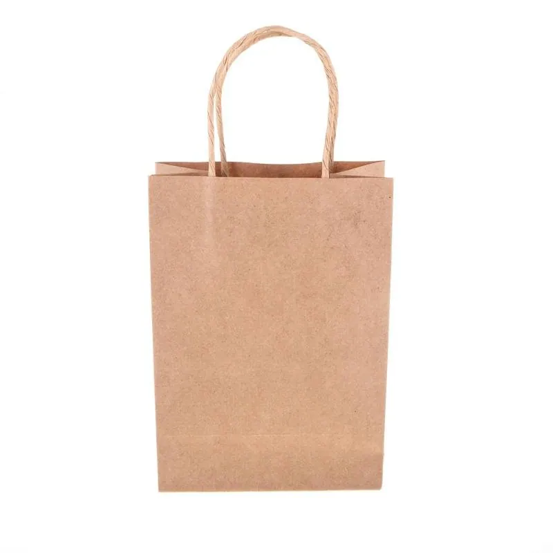 Craft Paper Bags Brown 21cm X 16cm X 8cm 3pk – image 3