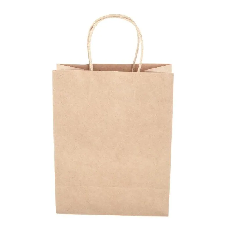 Craft Paper Bags Brown 27cm X 22cm X 11cm 2pk – image 3