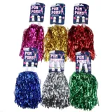 Pom Poms 2pk Pink, Blue, Gold, Green, Silver & Red – image 3