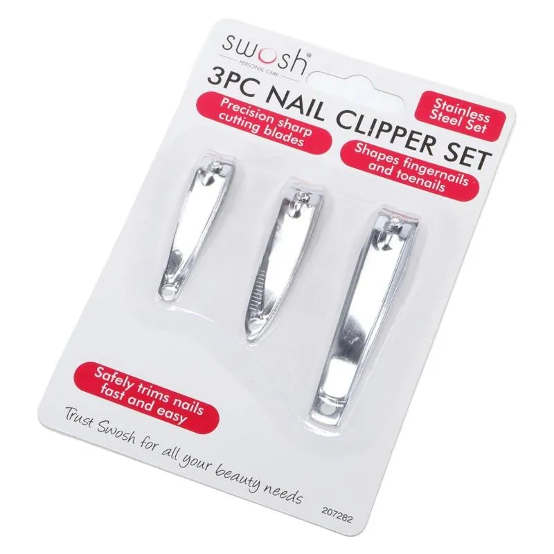 Nail Clipper Set 3pc (Steel) – image 3