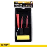 Paint Trim Kit 4pk (Includes 10cm Sponge Roller & Frame, 20mm Paint Brush, 40mm Paint Brush & Paint Tray) – image 4