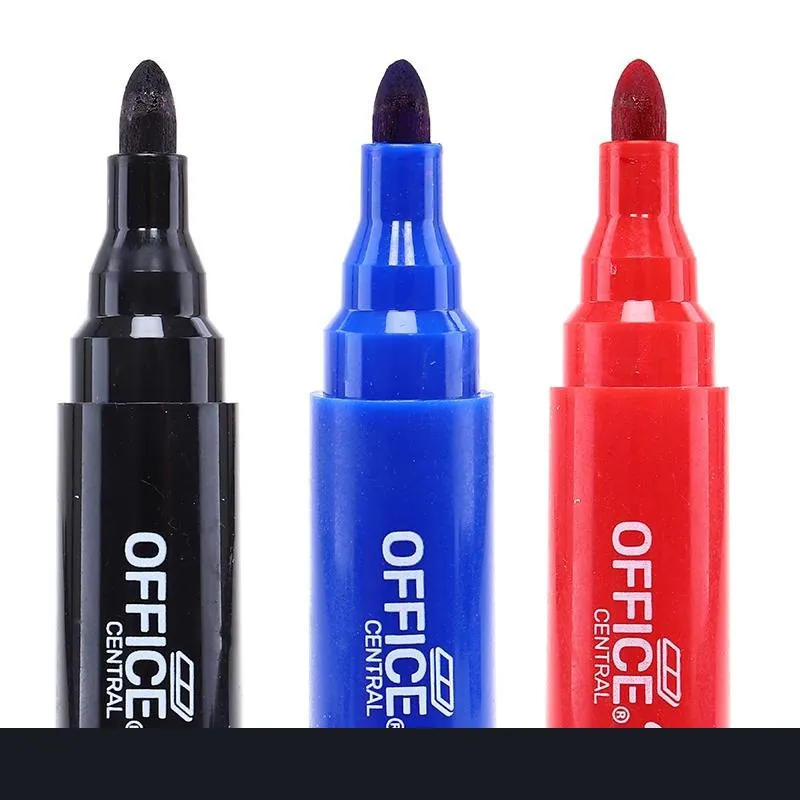 Markers Permanent (Black. Blue & Red) 5pk – image 2