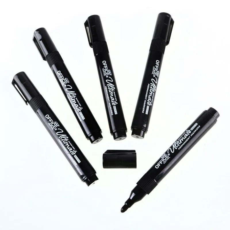 Markers Permanent (Black) 5pk – image 2
