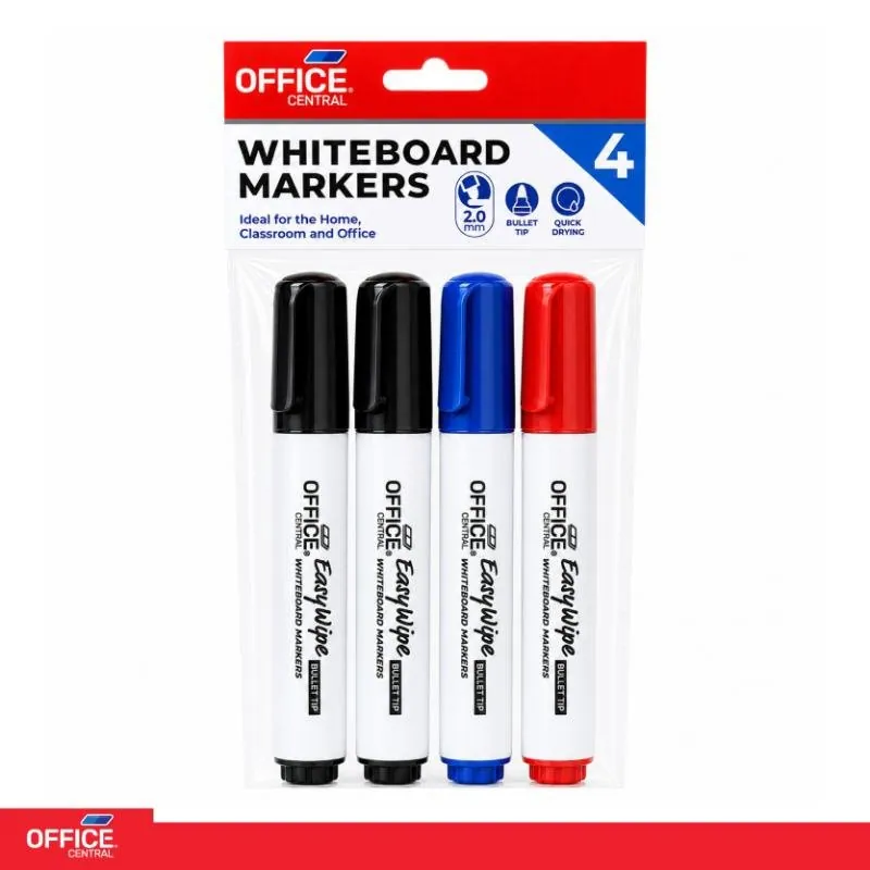 Markers Whiteboard (Black. Blue & Red) 4pk – image 4