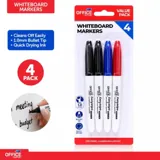 Markers Whiteboard Fine Tip (Black. Blue & Red) 4pk – image 4