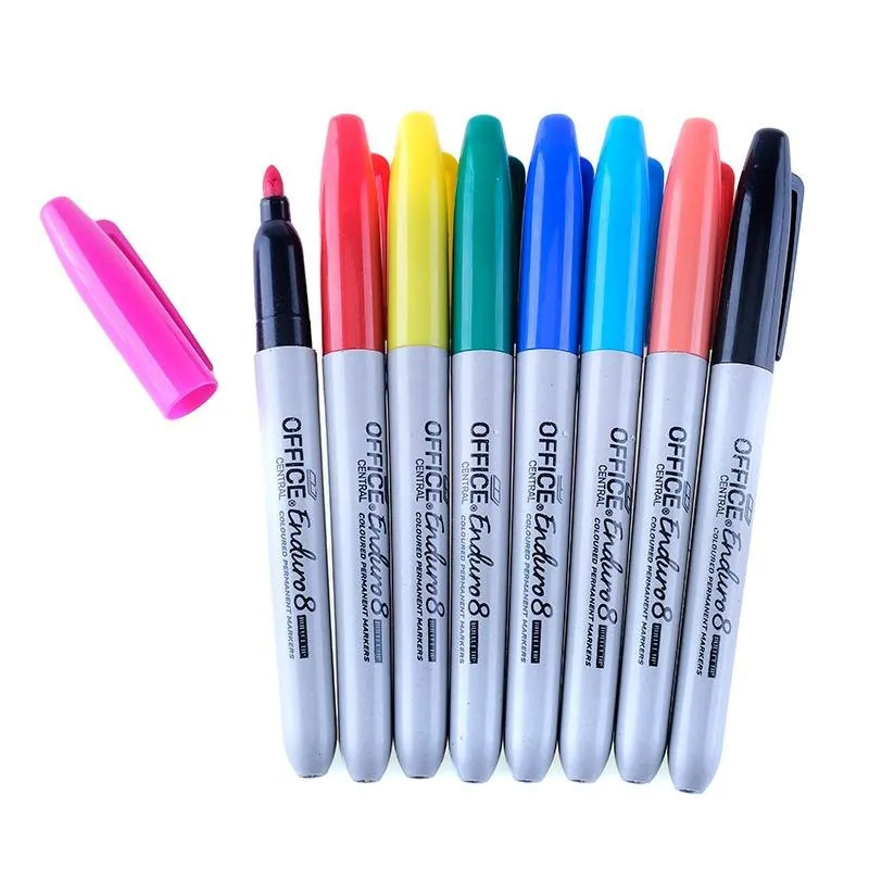 Marker Permanent (Coloured) 8pk – image 2