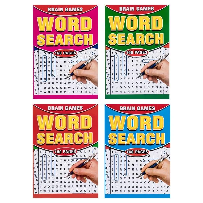 Book Word Search Brain Games 160pg A5 – image 4