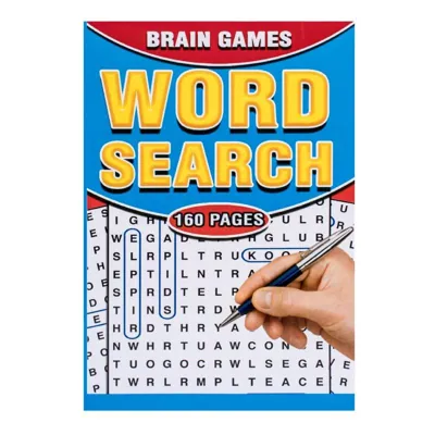 Book Word Search Brain Games 160pg A5