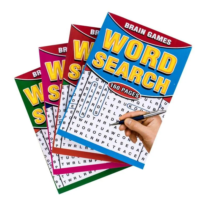 Book Word Search Brain Games 160pg A5 – image 3