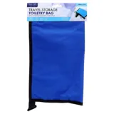 Toiletry Travel Bag Unisex 30cm X 17cm - Assorted 6x Blue, 6x Pink, 12x Black – image 3