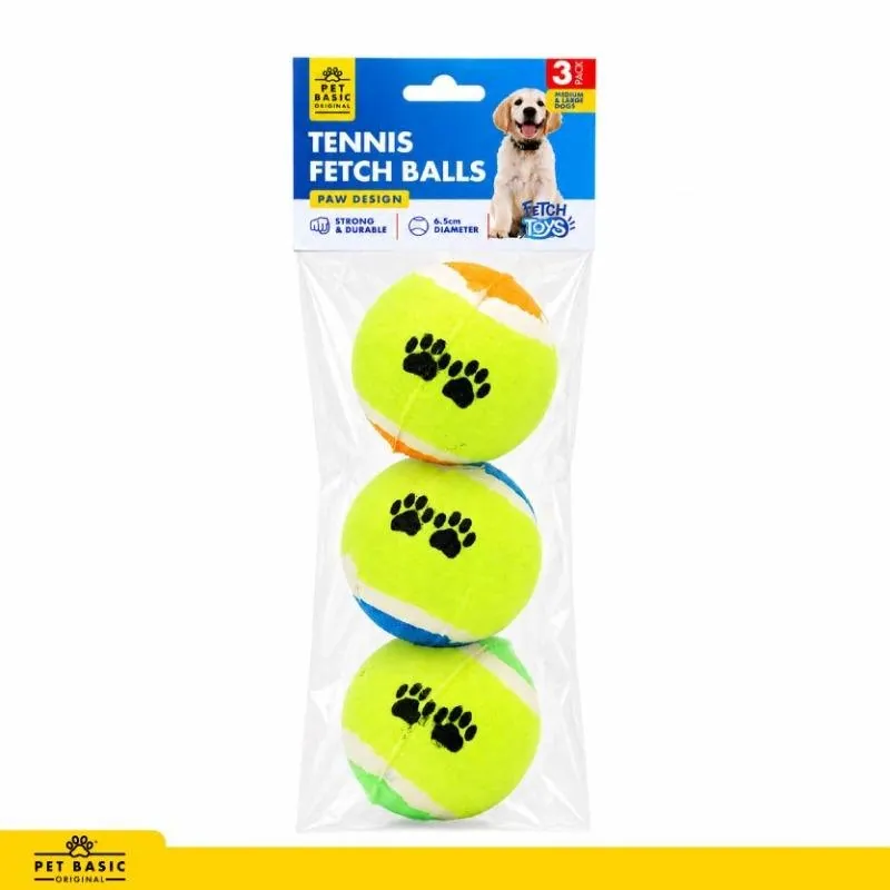 Dog Toy Tennis Balls Pet 3pc – image 4