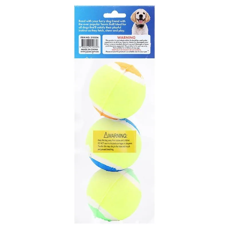 Dog Toy Tennis Balls Pet 3pc – image 3