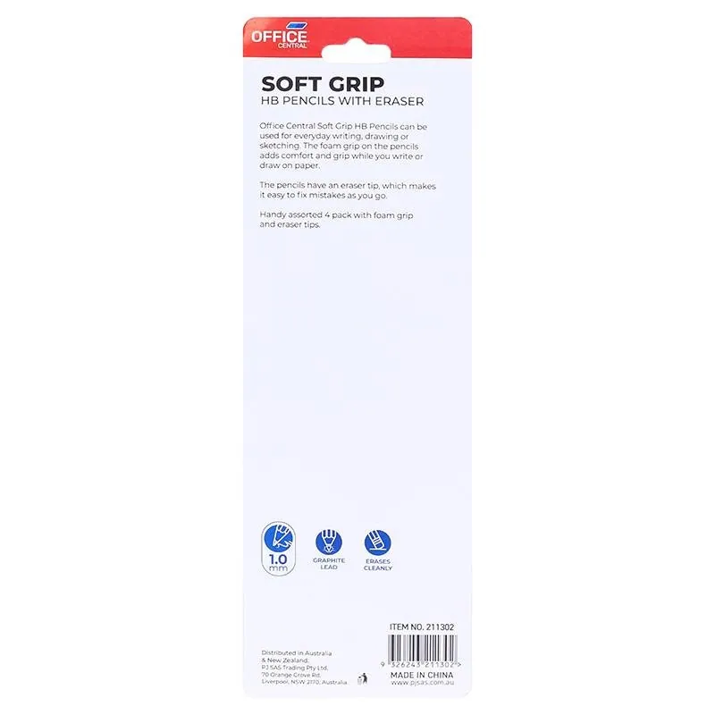 Pencils Soft Grip HB 4pk – image 3