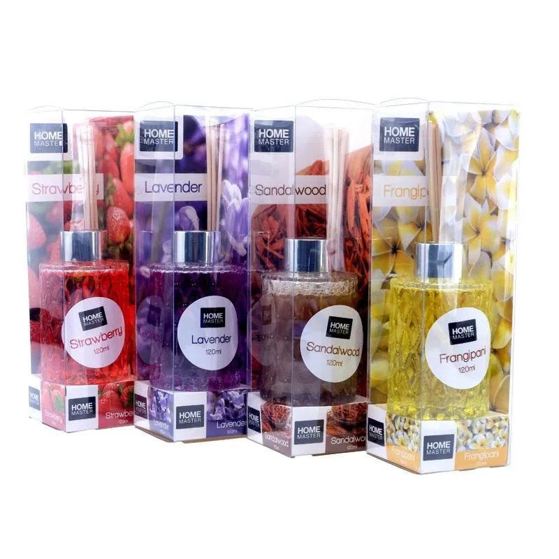Reed Diffuser 120ml Glass Bottle - 4 Assorted Scents - Lavender, Strawberry, Sandalwood, Frangipani – image 3