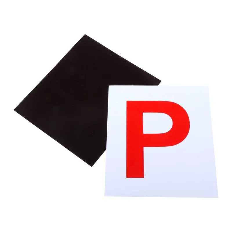 Plate P Qld/tas/nt/act/sa Red Magnetic 2pk – image 2