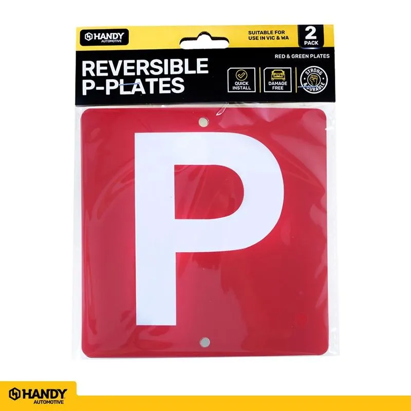 Plate Reversible P Vic & WA Red & Green 2pk – image 4