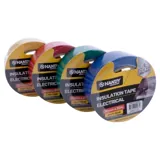 Tape Insulated PVC Coloured Tape 4 Assorted Colours Yellow, Red, Green & Blue 30mm X 20m – image 3