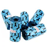 Dog Clean Up Refill Bags 5 Rolls X 15pc Bag Size 30cm X 14cm – image 1