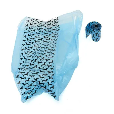 Dog Clean Up Refill Bags 5 Rolls X 15pc Bag Size 30cm X 14cm – image 2