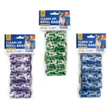 Dog Clean Up Refill Bags 5 Rolls X 15pc Bag Size 30cm X 14cm – image 3