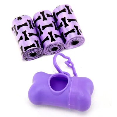 Dog Clean Up Bags with Holder 3 X 20pk Bag Size 30cm X 14cm