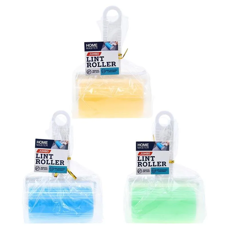 Lint Removal Roller Jumbo 15.5cm X 10cm - 3 Assorted Colours – image 4