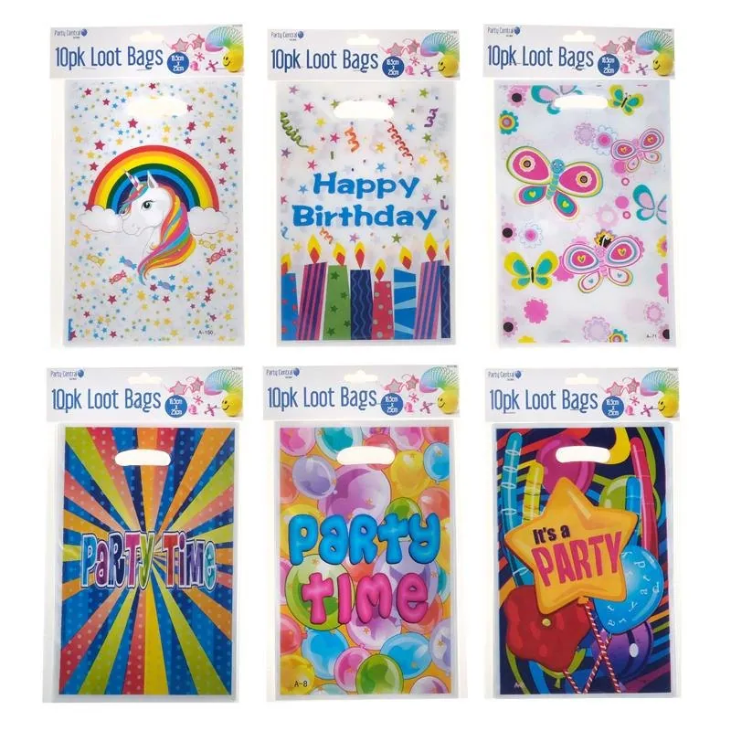 Loot Bags 6 Assorted Designs 10pk – image 4