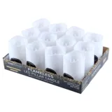 Candles LED Pillar 10cm X 7.5cm (Requires 3 X AAA Batteries, Not Included) – image 2