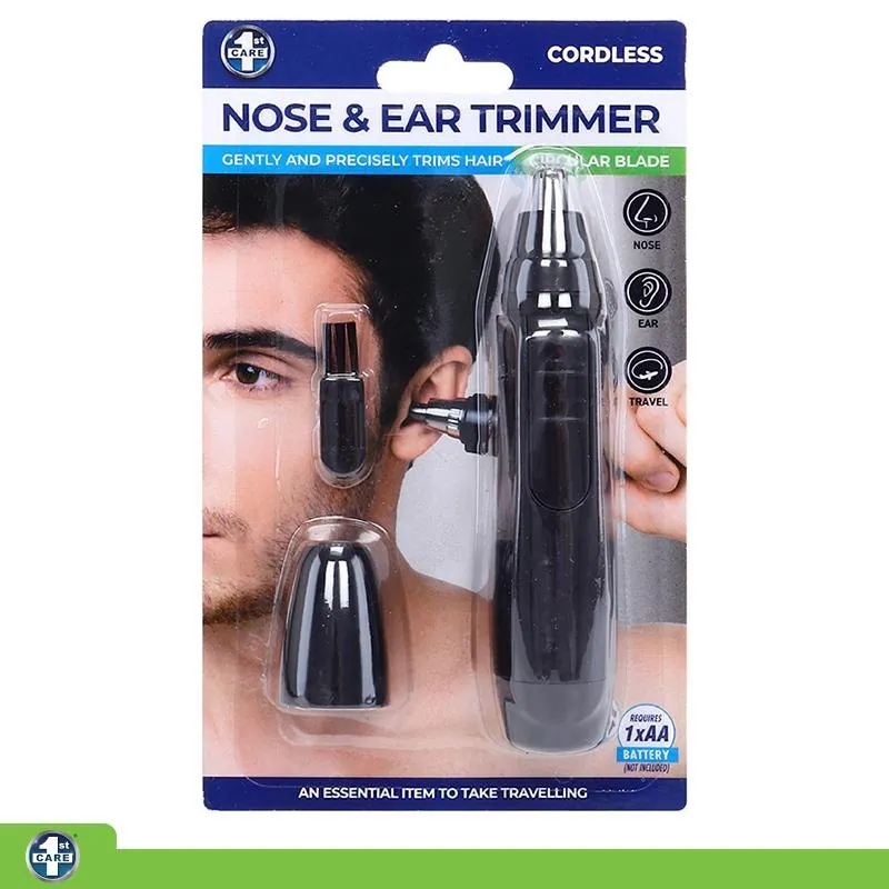 Nose & Ear Rotary Trimmer with Cleaning Brush – image 4
