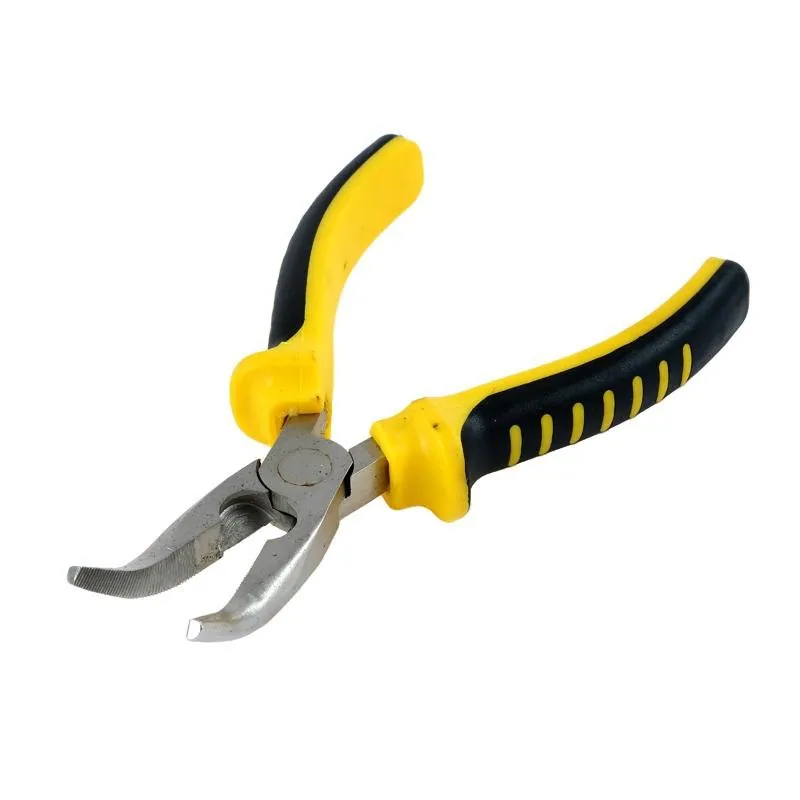 Plier Premium Bent Nose Comfort Grip Handle Black & Yellow 150mm – image 2