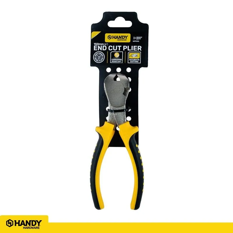 Plier Premium End Cutting Comfort Grip Handle Black & Yellow 150mm – image 4