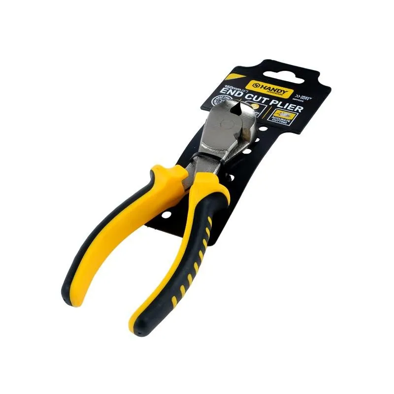 Plier Premium End Cutting Comfort Grip Handle Black & Yellow 150mm – image 3