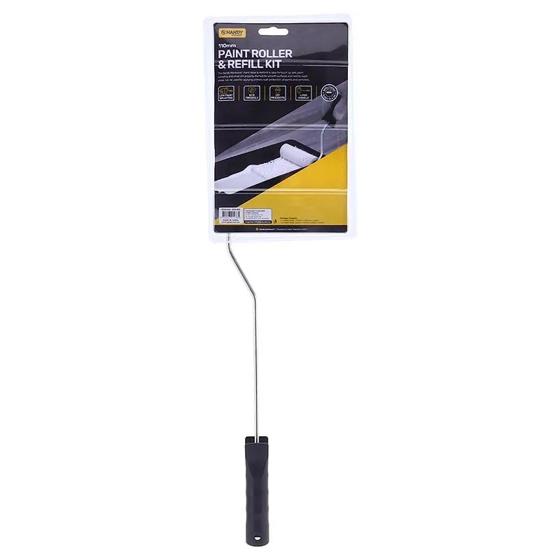 Paint Roller 110mm X 390mm X 26mm & 4pc Paint Roller Covers 110mm X 25mm X 20mm Value Pack – image 3