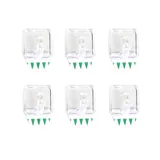 Removable Hooks Square Clear Plastic 27mm X 27mm 6pk (Holding Weight 500g) – image 1
