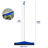 Squeegee with Foam Blade & Long Handle - Head Measures 45.5cm - Pole Measures 115cm – image 1