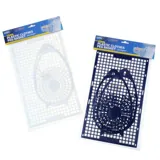 Peg Basket 20.5cm X 14.5cm X 24cm - Plastic - White & Blue Assorted – image 3