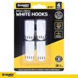 Removable Hooks Plastic 30mm X 20mm 4pk (Holding Weight 1kg) – image 4
