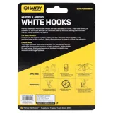 Removable Hooks Plastic 30mm X 20mm 4pk (Holding Weight 1kg) – image 3