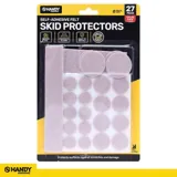 Floor Protection Adhesive Felt Skid Protectors Brown 2mm Thick 27pk (Assorted Sizes 39mm - 152mm) – image 4